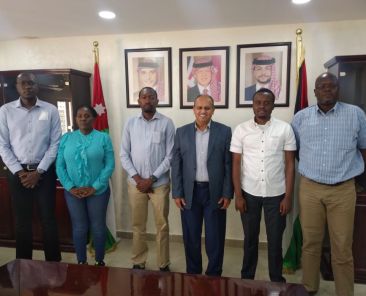 NuPEA team at Jordan Atomic Energy Commission