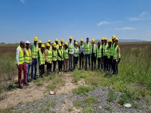 The participants of the Site & External Events Design Review (SEED) Mission at the proposed site for the Kenya Nuclear Research Reactor.